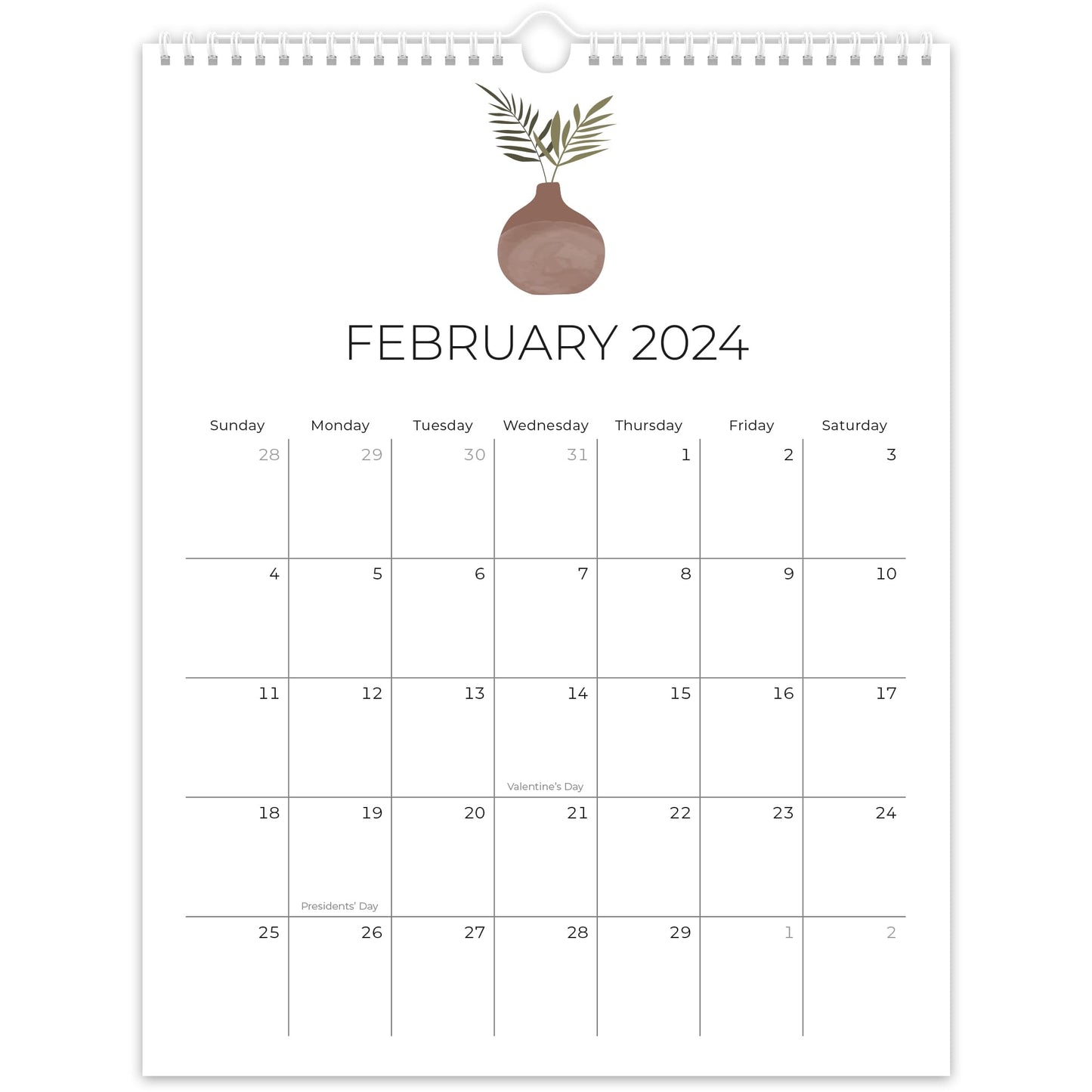 Beautiful Abstract Design Wall Calendar - Runs From June 2023 Until December 2024 - The Perfect 23-24 Spiral Calendar and Monthly Planner for Easy Organizing