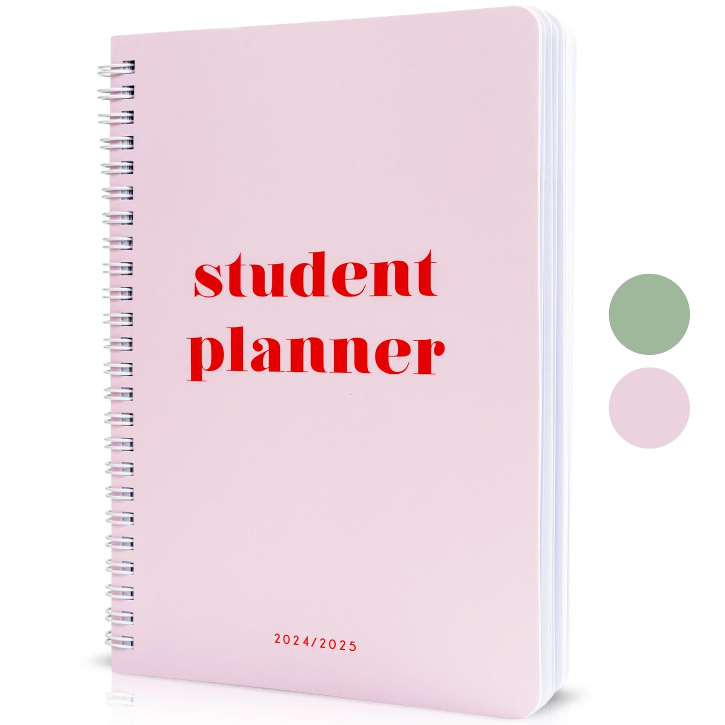 Aesthetic 2025 Student Planner To Stay Organized - A Beautiful 8.5" x 5.5" Planner for Middle and High School Students with Weekly & Monthly Spreads For The 24-25 Academic Year