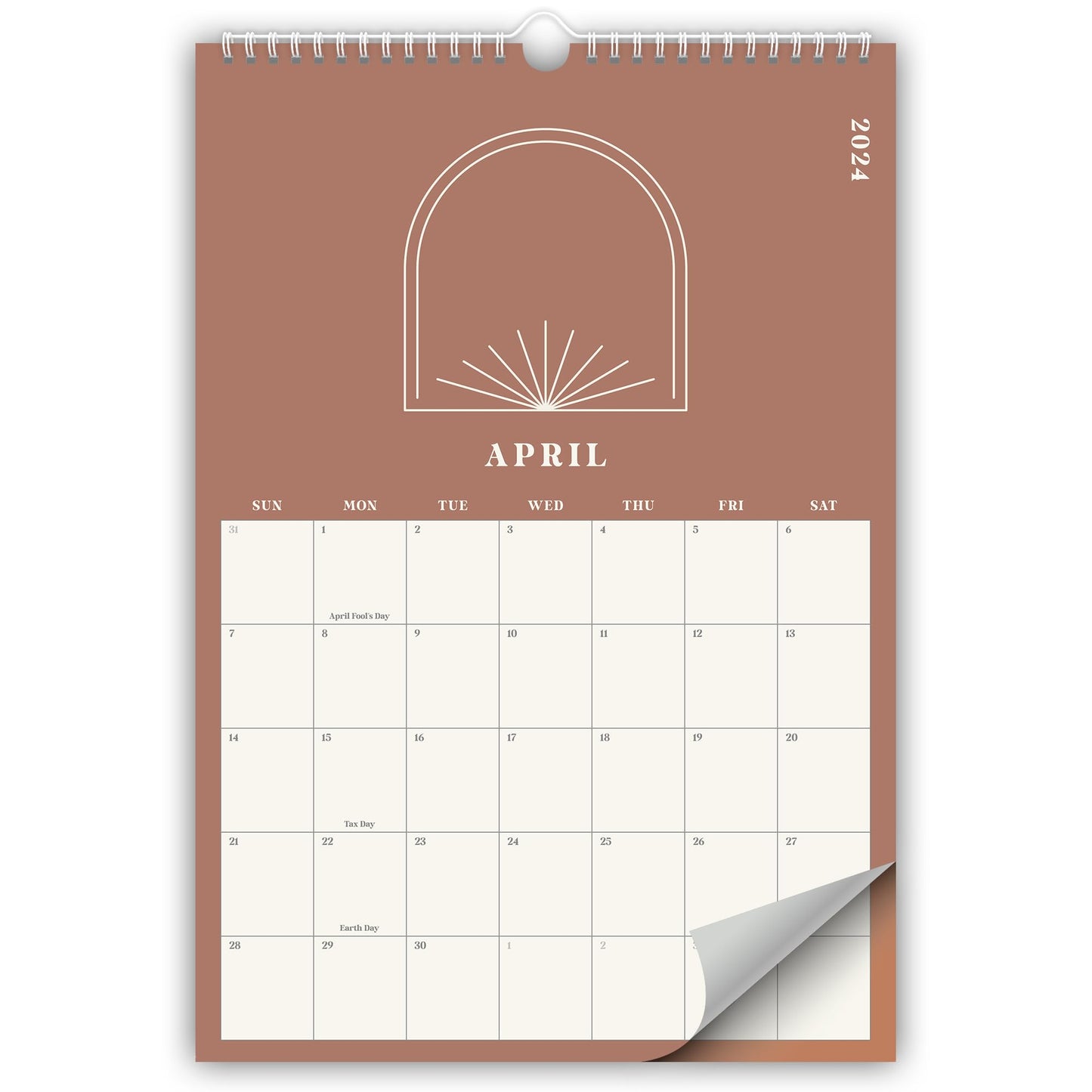 Aesthetic Modern Boho Wall Calendar - Runs from June 2023 Until December 2024 - The Perfect 23-24 Spiral Calendar and Monthly Planner for Easy Organizing