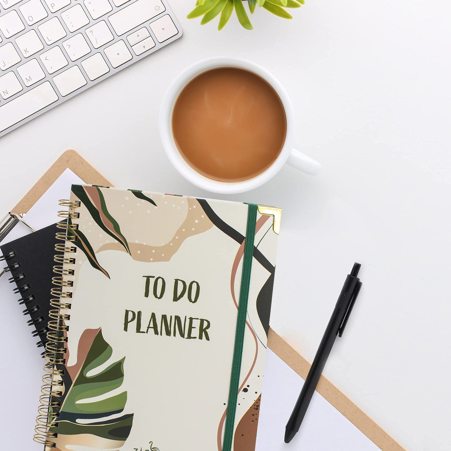 Beautiful To Do List Notebook - Aesthetic Daily Planner to Easily Organize Your Tasks And Boost Productivity - Stylish Undated Planner And School or Office Supplies For Women