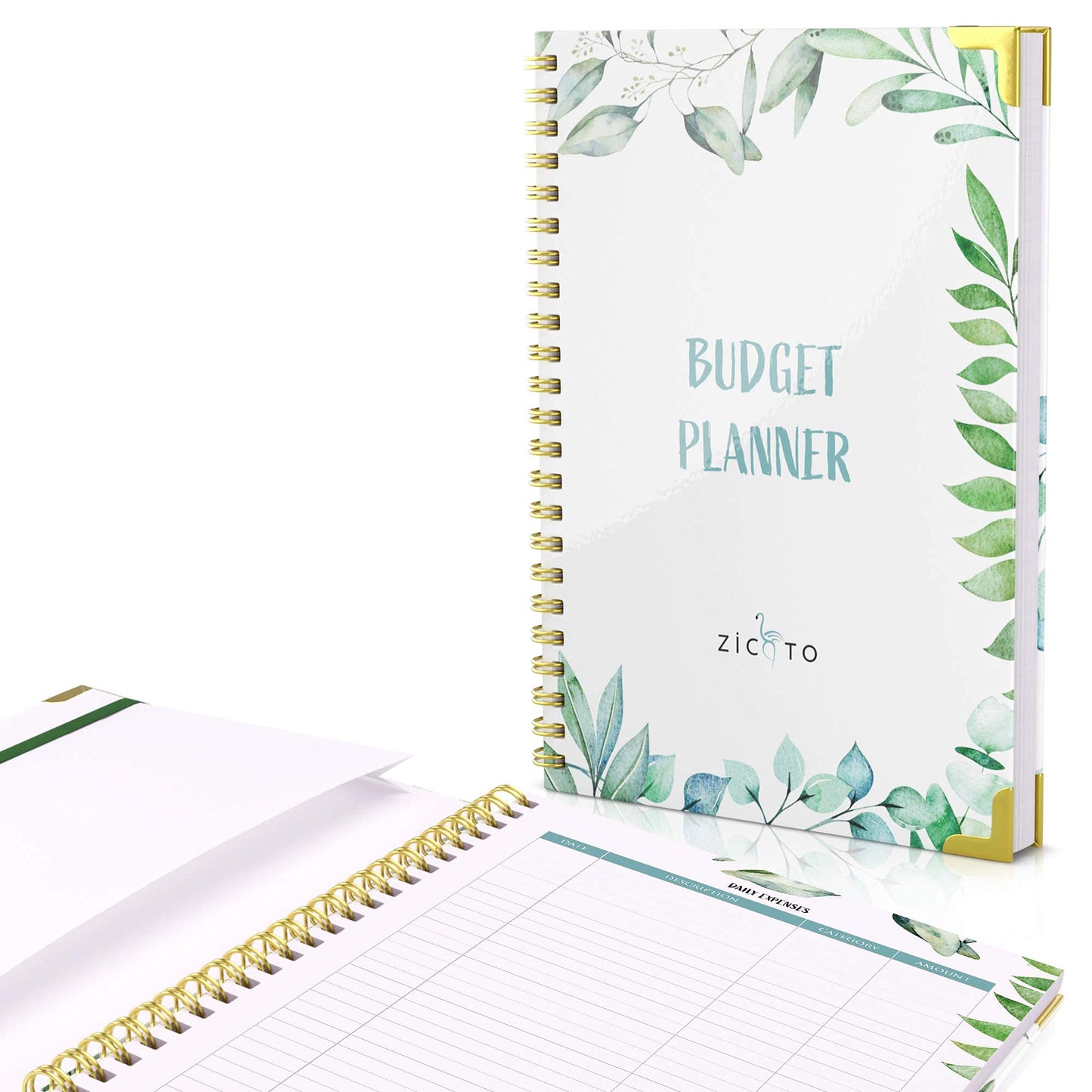Easy to Use Monthly Budget Planner - 12 Month Financial Organizer with Expense Tracker Notebook - Monthly Money Budgeting Book That Manages Your Finances Effectively