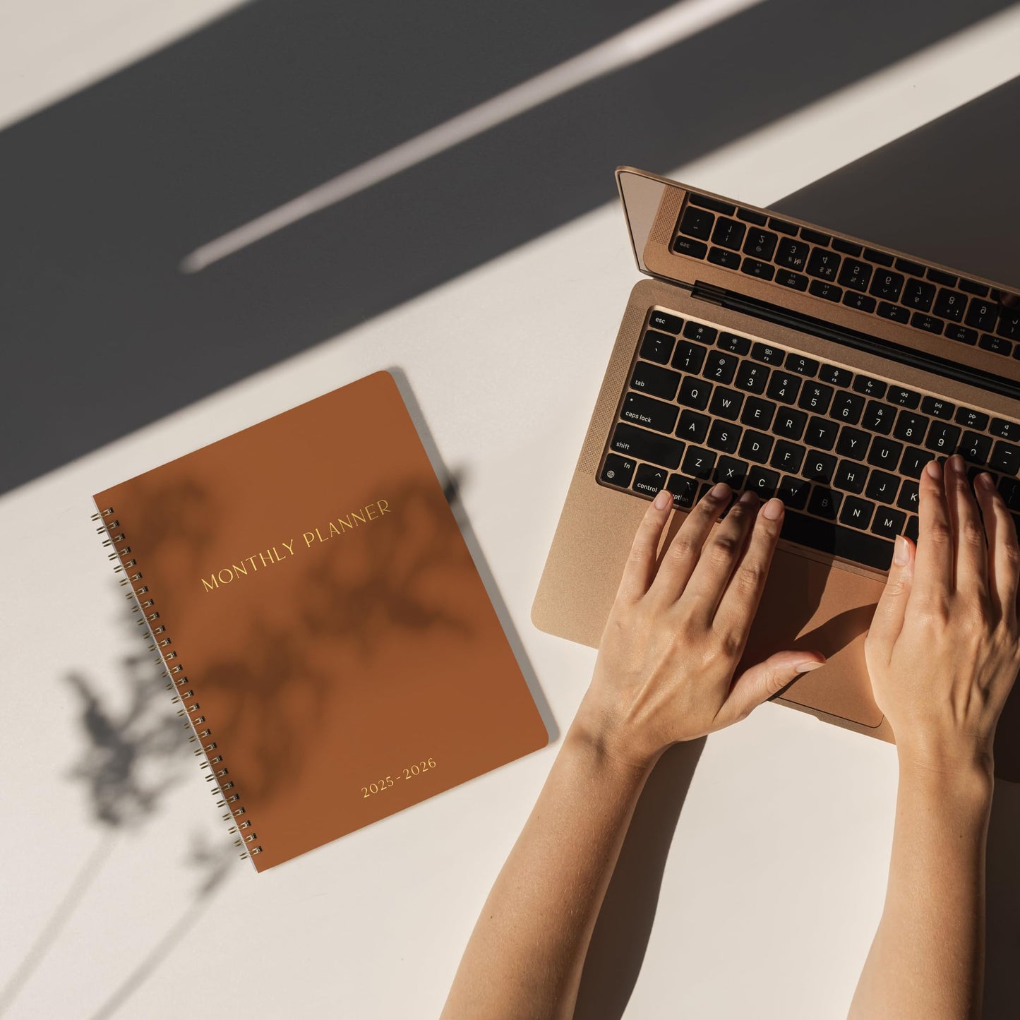 Beautiful 2025-2026 Monthly Planner and Calendar Book - Aesthetic To Do List Notebook That Easily Organizes Your Tasks to Boost Productivity - Runs From January 2025 Until December 2026