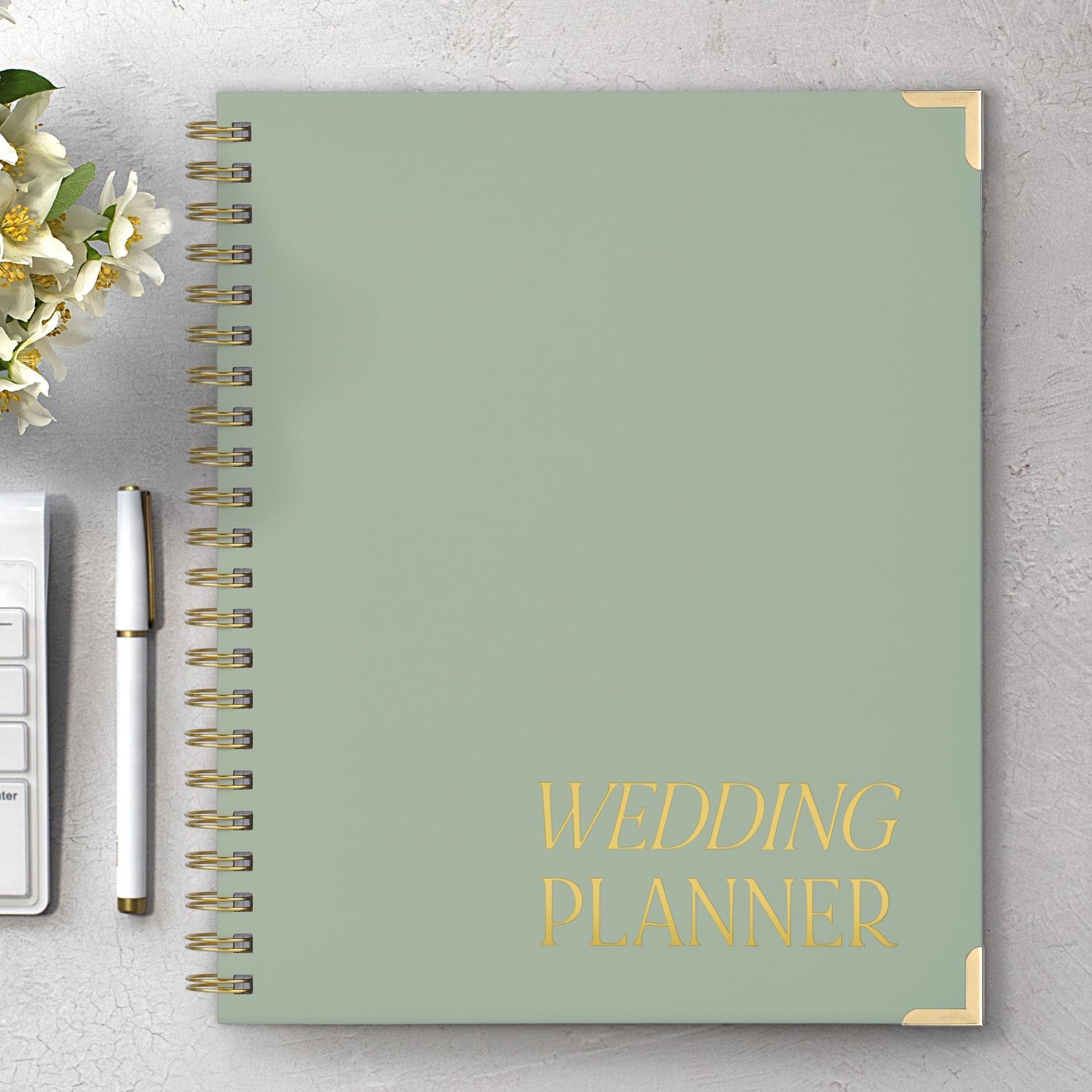 Beautiful Wedding Planner Book and Organizer - Perfect for Detailed Planning Of Your Big Day - Unique Engagement Gift for Newly Engaged Couples, Future Brides and Grooms