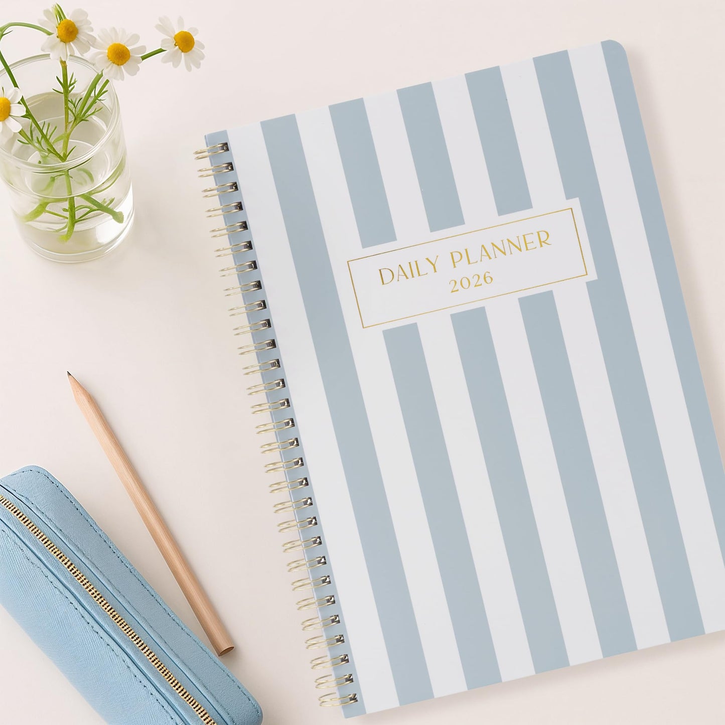 Beautiful 2026 Daily Planner - 7" x 10" Planner for Women or Men with Weekly & Monthly Spreads for Easy Planning - Beautiful Calendar Book to Organize Tasks and Boost Productivity