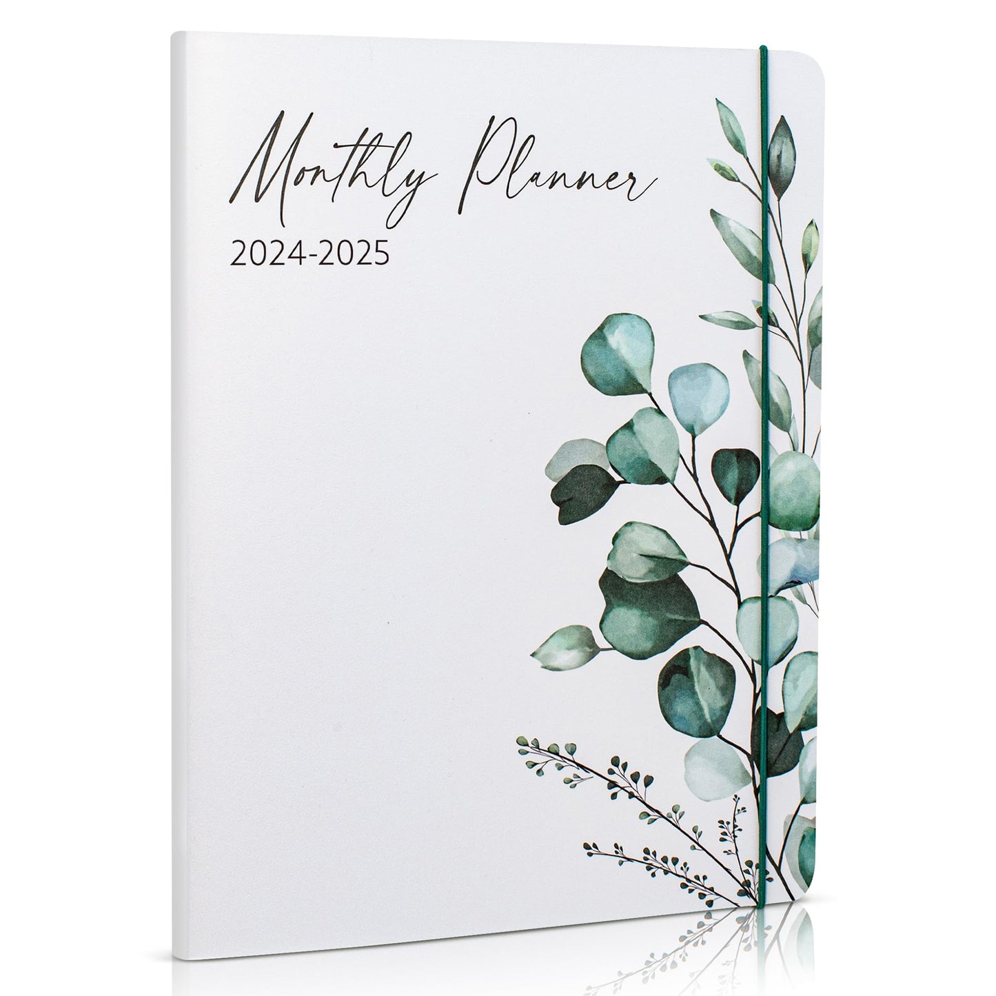 Beautiful 2024-2025 Monthly Planner and Calendar Book - Modern Greenery To Do List Notebook Easily Organizes Your Tasks to Boost Productivity - Runs From January 2024 Until December 2025