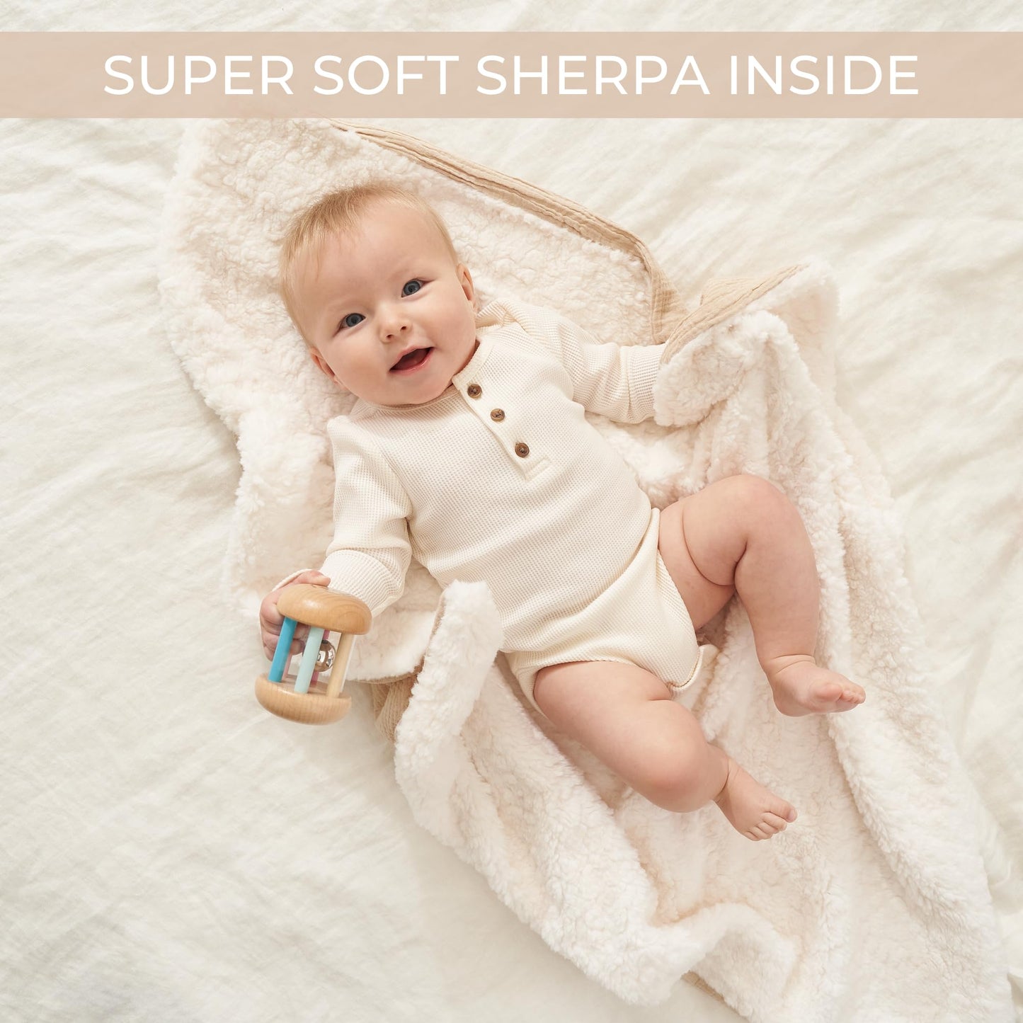 Soft Muslin Cotton Baby Blanket - Breathable and Lightweight Blanket Keeps Your Newborn Baby Girl Or Boy Cozy and Warm - Perfectly Sized for Any Stroller or Car Seat