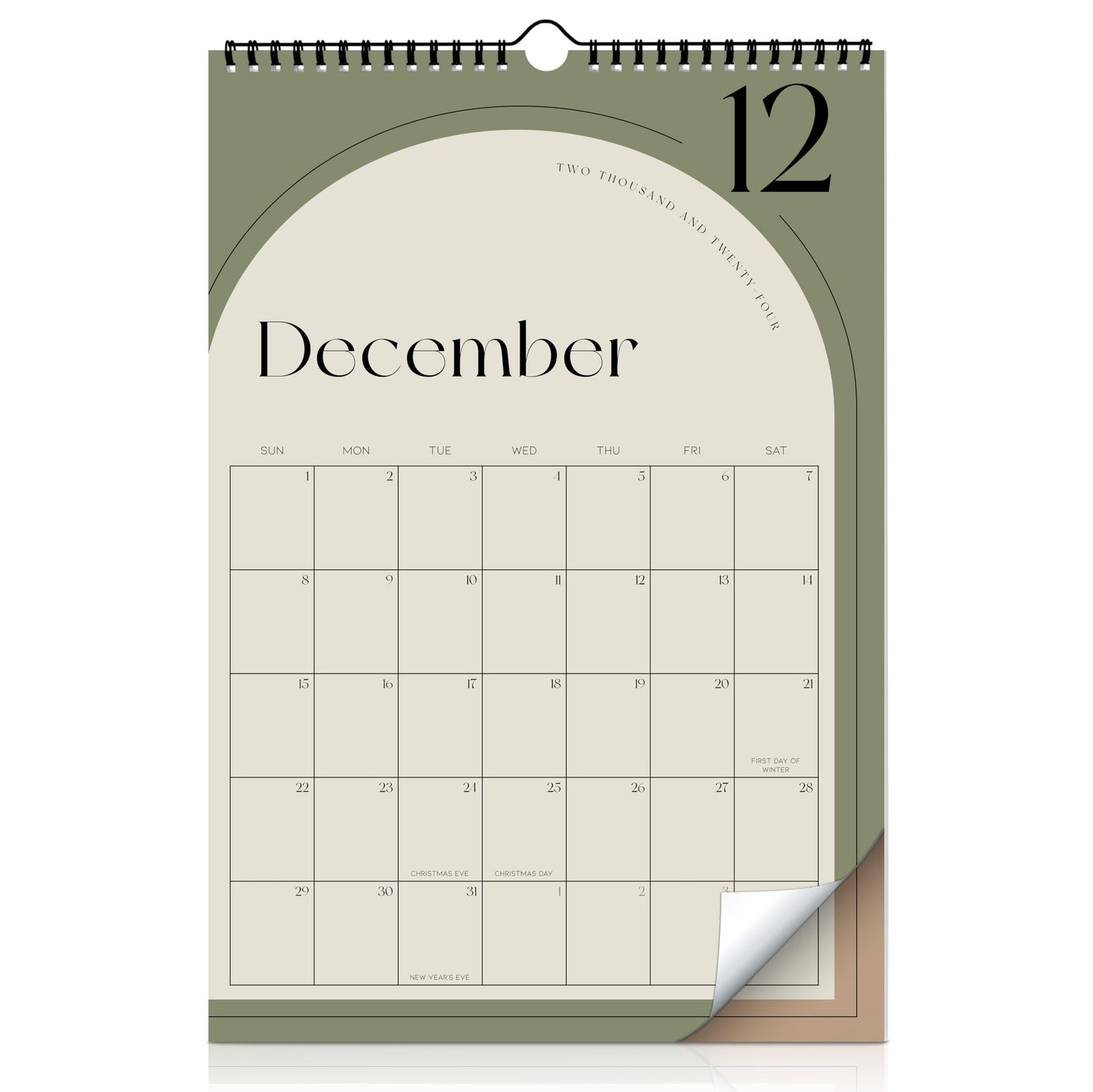 Aesthetic 2025 Wall Calendar - Runs from June 2024 Until December 2025 - The Perfect 2024-2025 Wall Hanging Calendar Planner for Easy Organizing