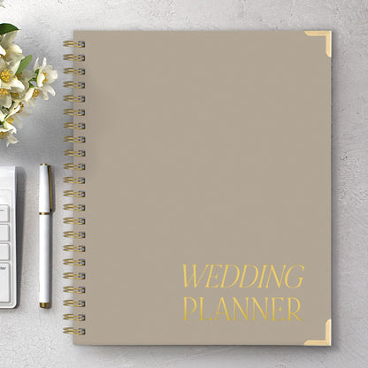 Beautiful Wedding Planner Book and Organizer - Perfect for Detailed Planning Of Your Big Day - Unique Engagement Gift for Newly Engaged Couples, Future Brides and Grooms