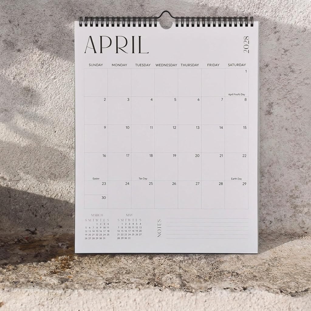 Beautiful 2026-2027 Wall Calendar - Runs from January 2027 until July 2028