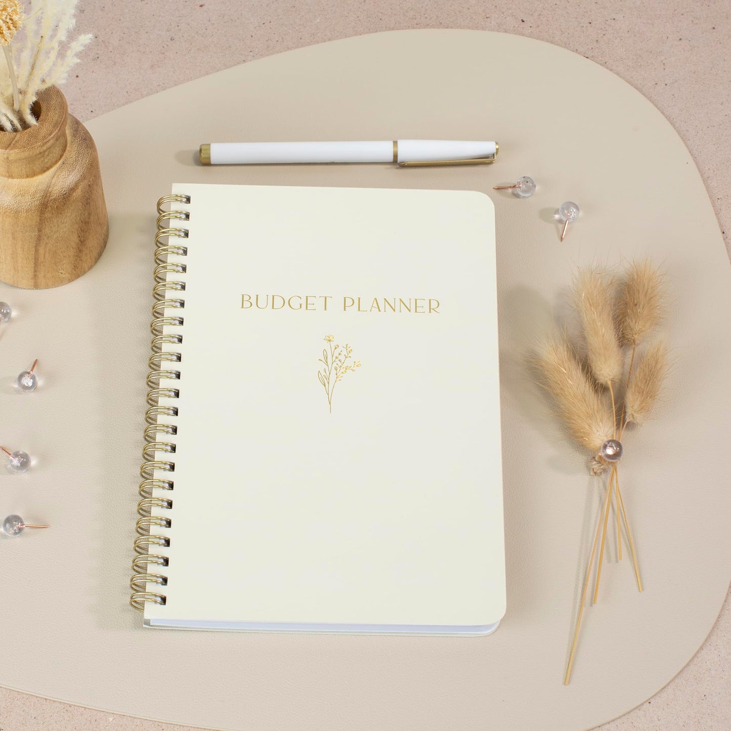 Easy to Use Monthly Budget Planner - 12 Month Financial Organizer with Expense Tracker Notebook - Monthly Money Budgeting Book That Manages Your Finances Effectively