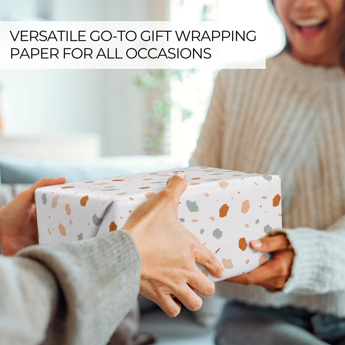 Beautiful Birthday Wrapping Paper - Set of 3 Quality Happy Birthday Paper Rolls For Medium Sized Gifts - Add a Touch of Magic to Every Gift You Wrap - 17 in x 120 in Per Roll For Boys and Girls