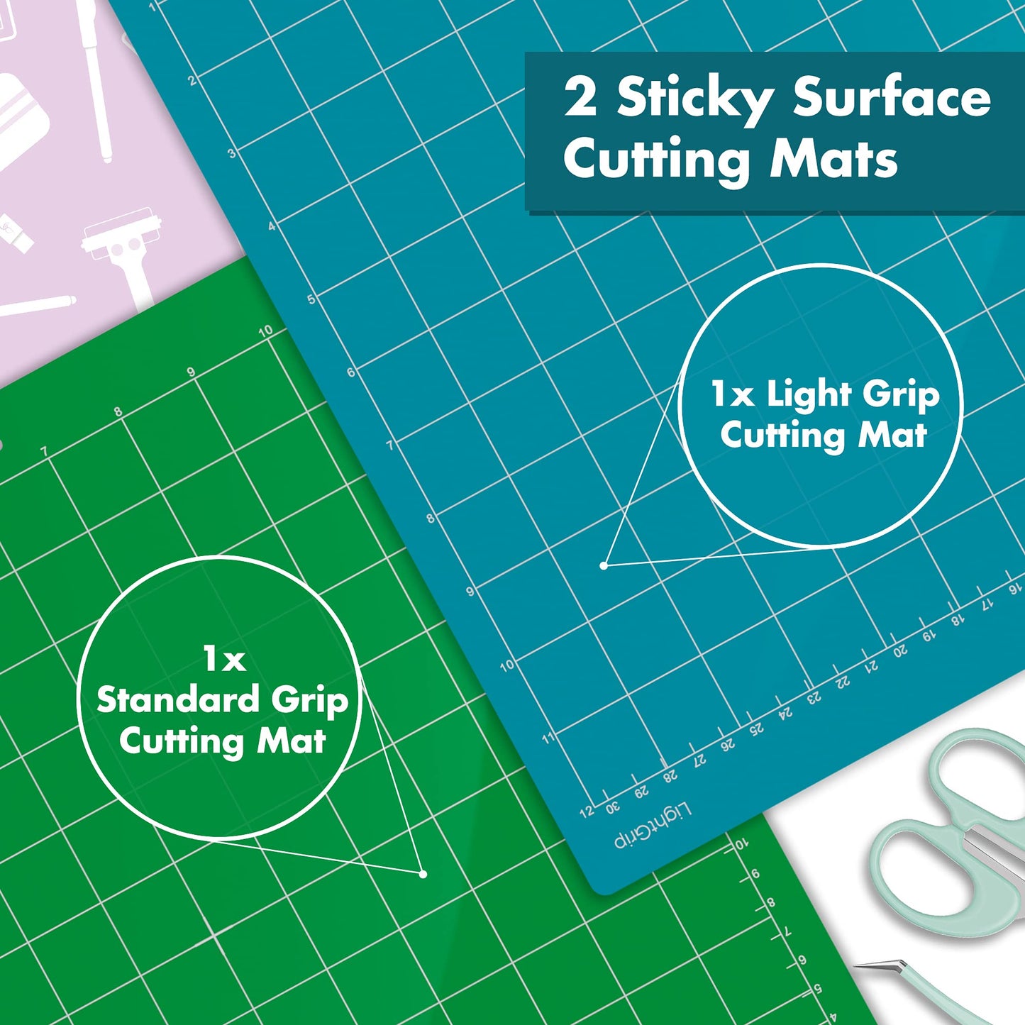 The Ultimate Accessories and Supplies Bundle for Cricut Makers and All Explore Air - The Perfect Bundle/Tool Kit for Beginners, Pros and Skilled Crafters - Instantly Create Amazing Crafting Projects