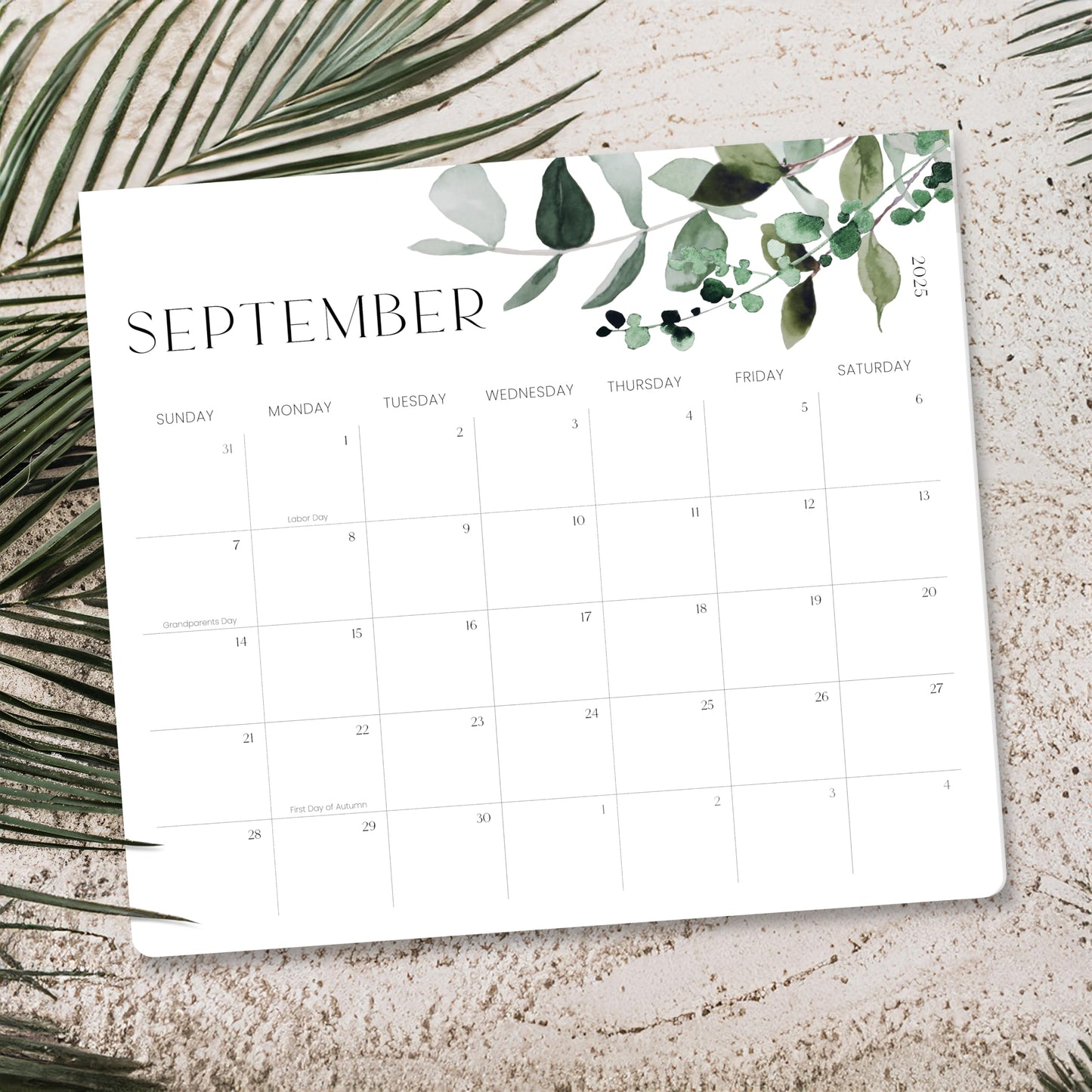 Beautiful 2025-2026 Magnetic Fridge Calendar - Runs From January 2025 Until July 2026 - The Perfect Monthly Refrigerator Calendar for Easy Organizing