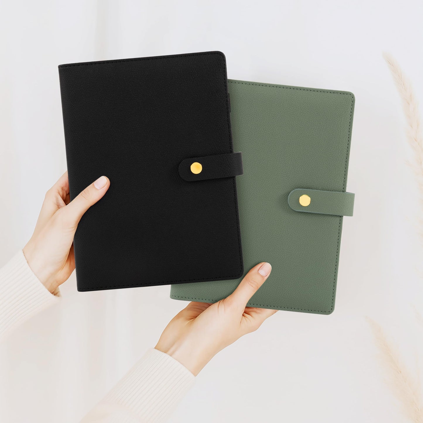 Aesthetic 6 Ring A5 Binder - Sturdy Photocard SBinder Great As Small Refillable Notebook - The Cute Planner with Pocket Easily Organizes Your Paperwork for School, Office or Work