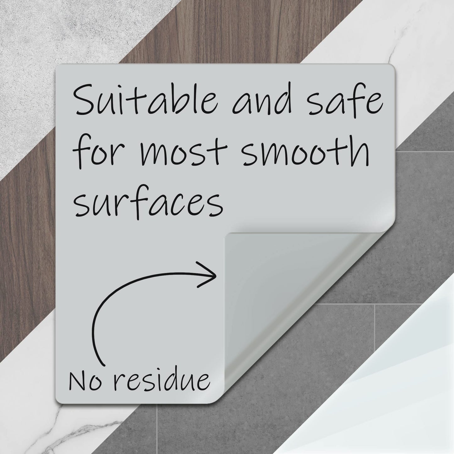 Reusable Dry Erase Sticky Notes Set of 12 - Beautiful 3" x 3" Pastel Notes are Easy to Use & Save Paper - Organize All Office Work or Home Tasks - Easily Stick On Walls, Fridge, Doors Or Windows