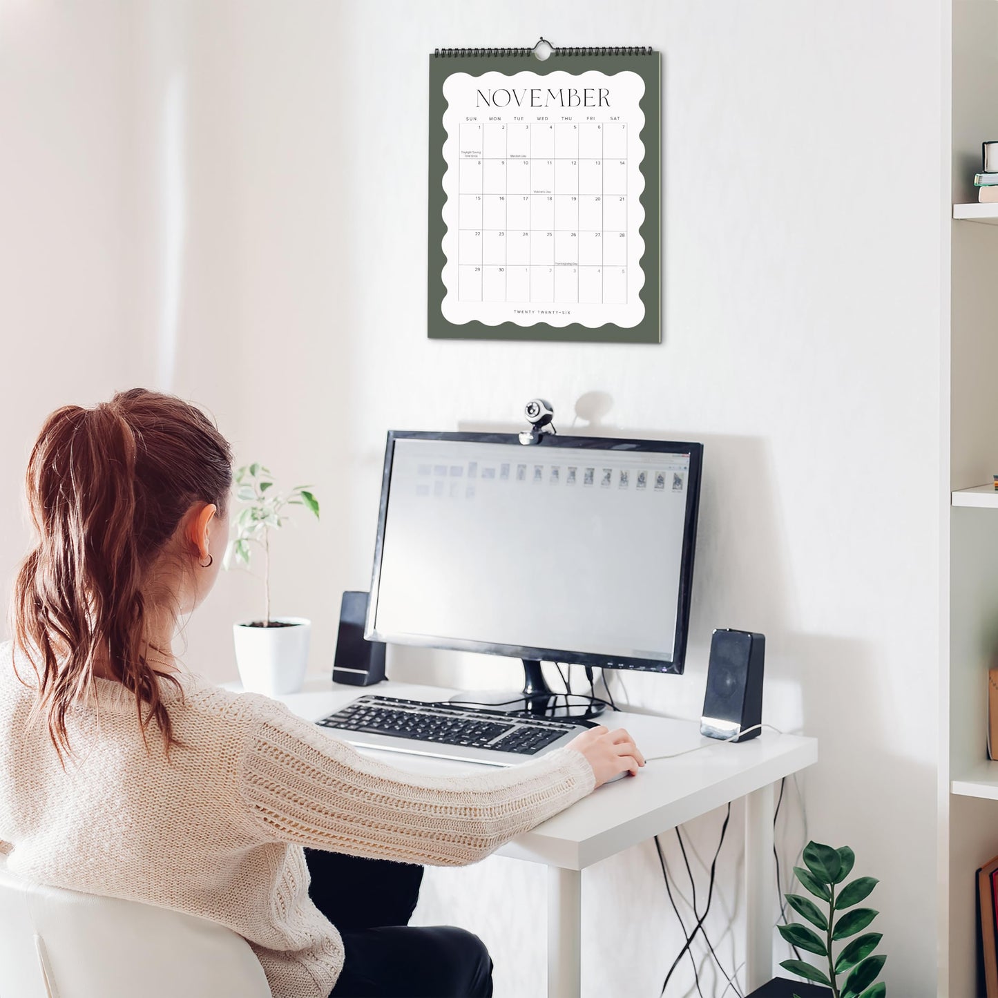 Aesthetic 2025-2026 Wall Calendar - Runs from May 2025 Until December 2026 - The Perfect Modern Calendar Planner for Easy Organizing