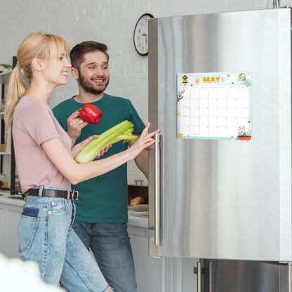 Beautiful 2024-2025 Magnetic Fridge Calendar - Runs From March 2024 Until December 2025 - The Perfect Monthly Refrigerator Calendar With Seasonal Designs for Easy Organizing