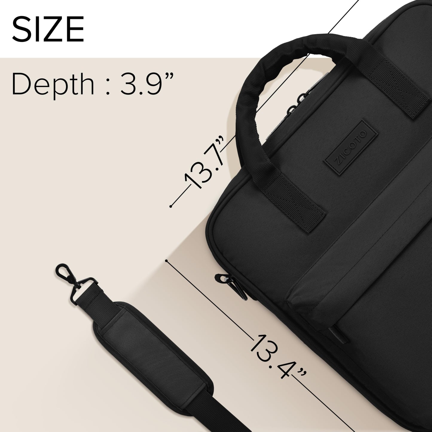 Sturdy 3 Ring Zipper Binder With Shoulder Strap For School - Beautiful 2 Inch Zip Up Binder with Extra Pockets Holds 500 Sheets, Books & Laptop - Easy to Carry Trapper Keeper Made Of Premium Fabrics