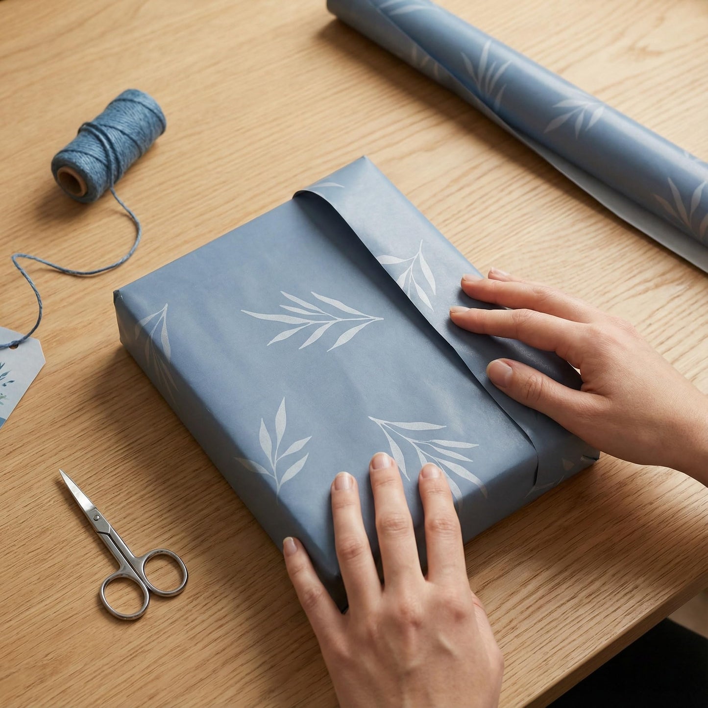 ZICOTO Beautiful All Occasions Wrapping Paper Rolls of 3-17 x 120 Inches Per Roll Lovely Gift Wrap Paper - Perfect for Birthday, Wedding, Baby Shower - Beige and Sage