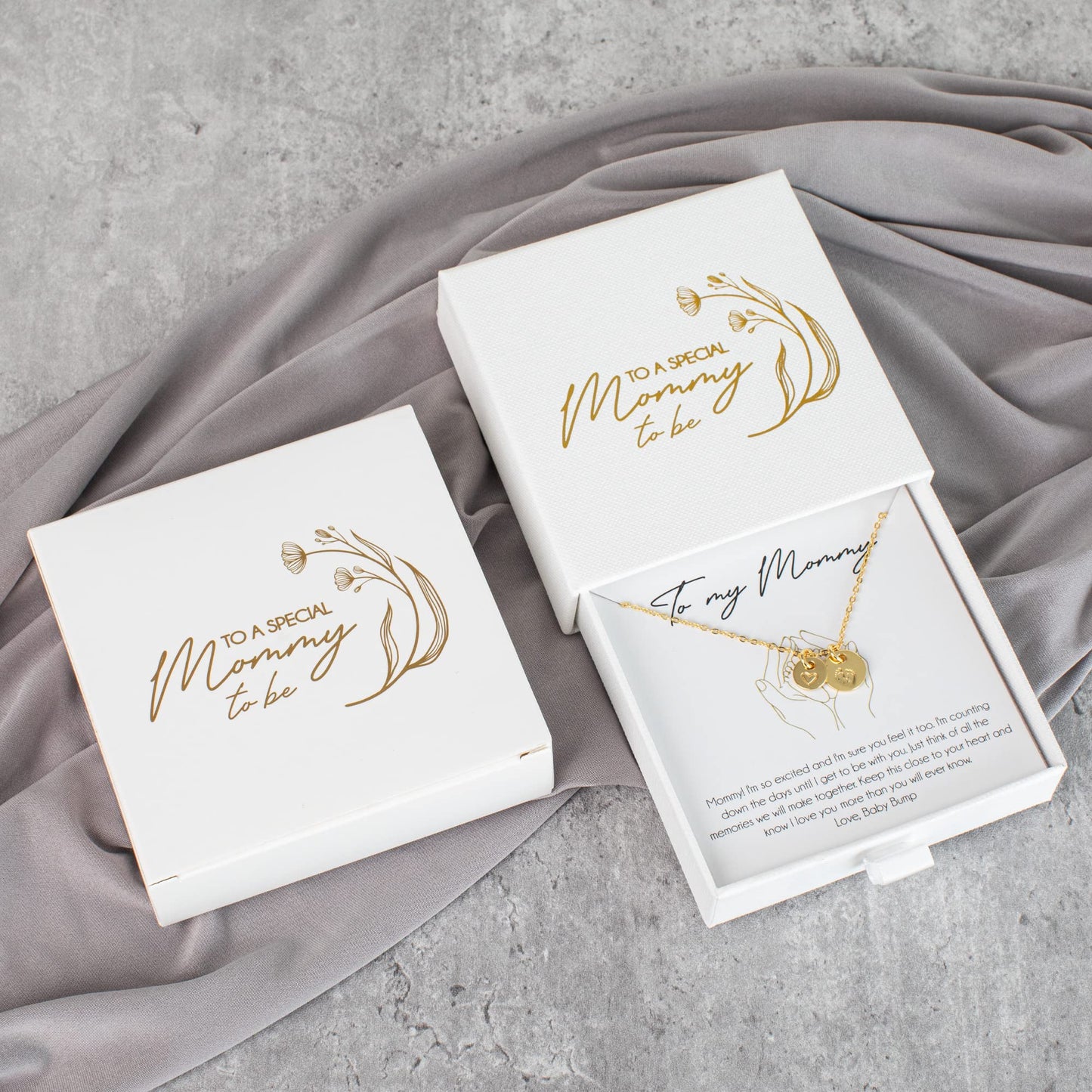 Beautiful Necklace For The First Time Mom to Be - Unique 14k Gold Dipped Pregnancy Gift For The Expecting Mommy to Be - Beautiful Sterling Silver Necklace For Women That Fits Perfect to Every Outfit