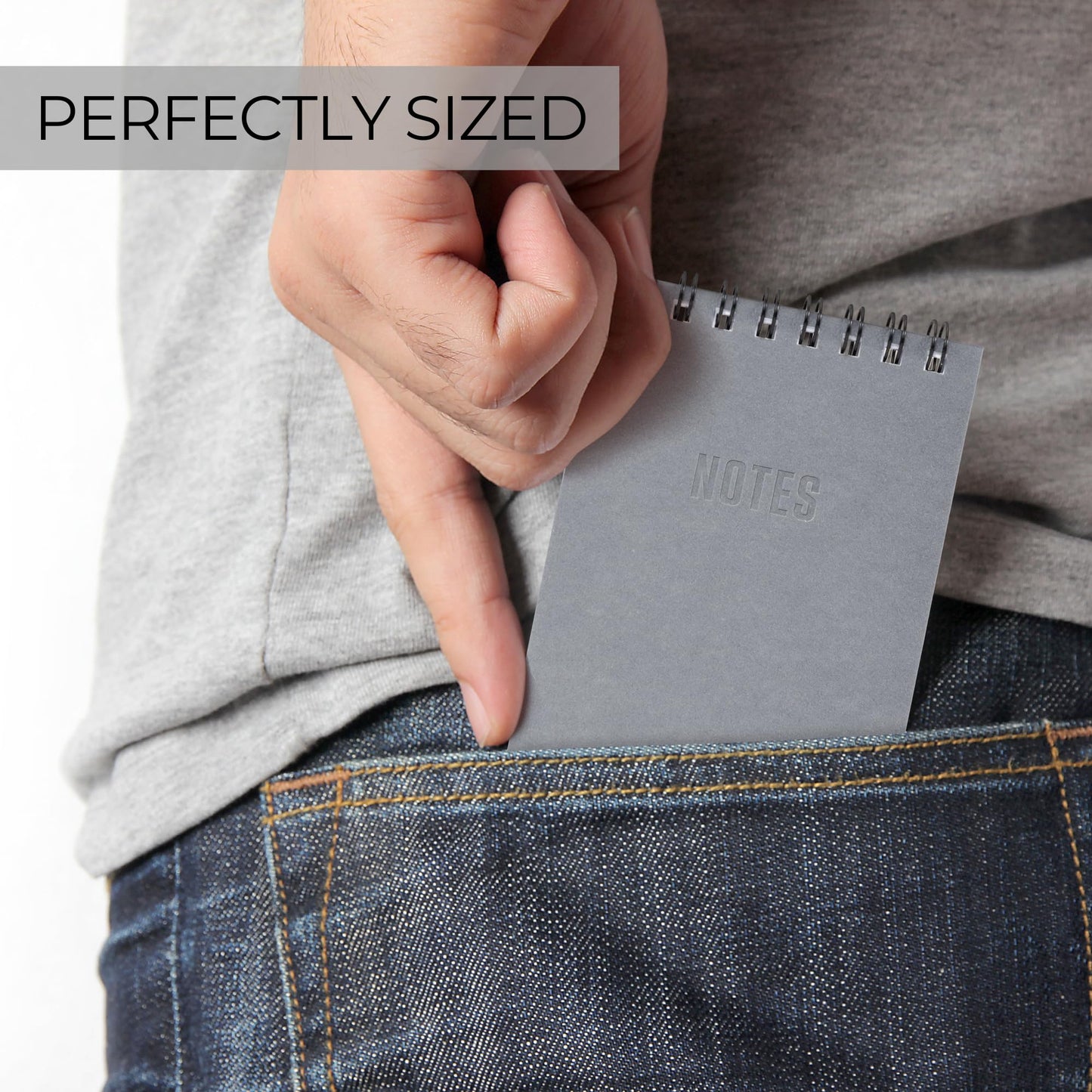 ZICOTO Aesthetic Pocket Notebooks Set Of 8 - Small 3x5 Spiral Notepads With Lined Pages For Women Or Men - The Perfect Little Mini Pads to Stay Organized and Boost Productivity at Work or School