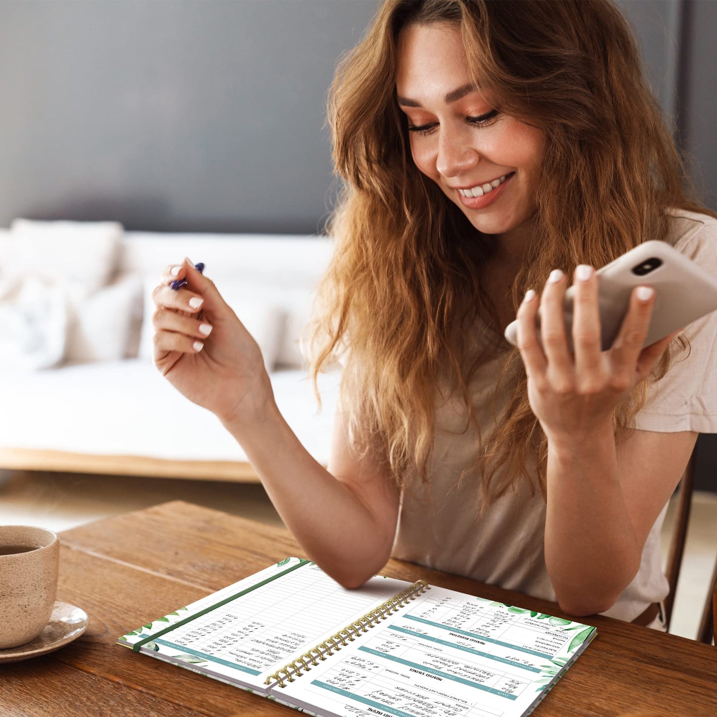 Easy to Use Monthly Budget Planner - 12 Month Financial Organizer with Expense Tracker Notebook - Monthly Money Budgeting Book That Manages Your Finances Effectively
