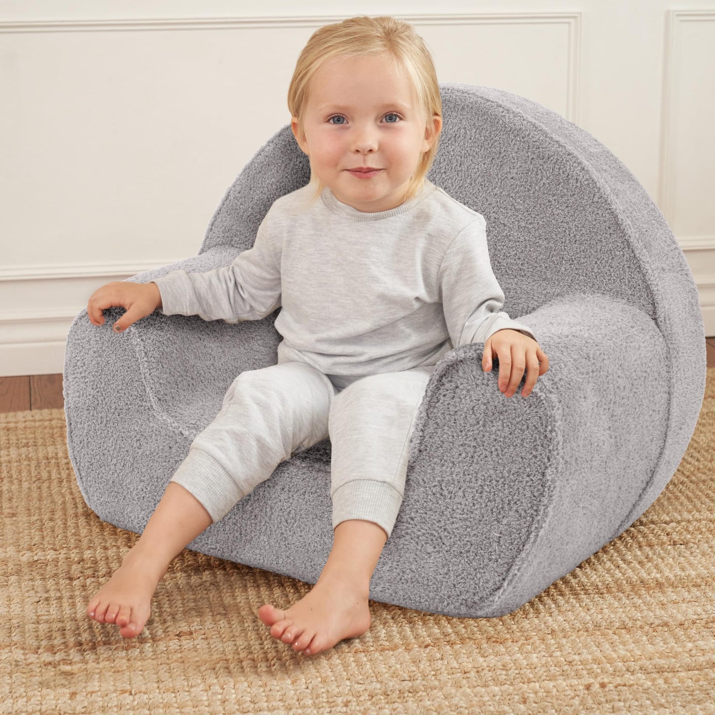 ZICOTO Comfy Kids Chair for Toddler - Portable Super Soft Chair for Gaming and Studying - Fits Nicely with Any Modern Decor