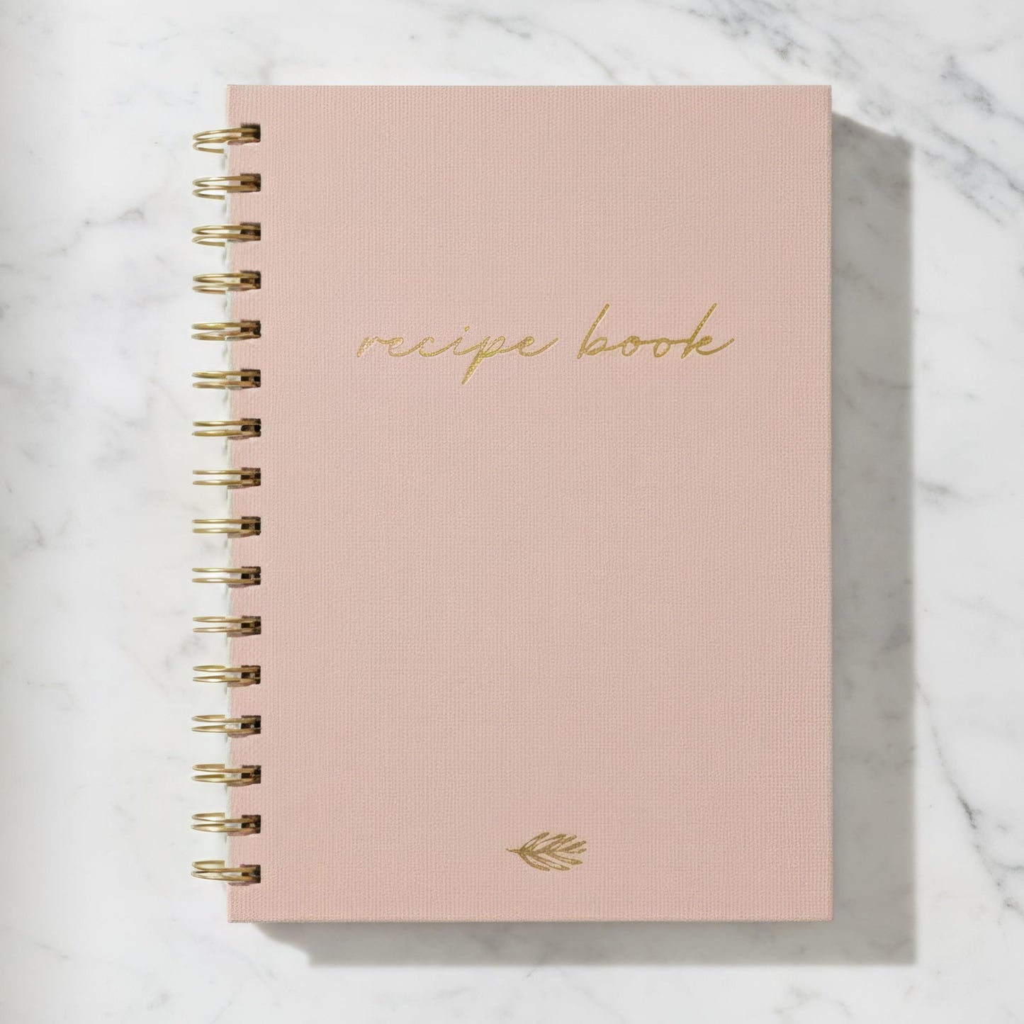 ZICOTO Aesthetic Blank Recipe Book with Linen Cover - The Perfect Recipe Notebook to Write in Your Own Recipes - Beautiful Blank Cookbook to Organize Your Recipes