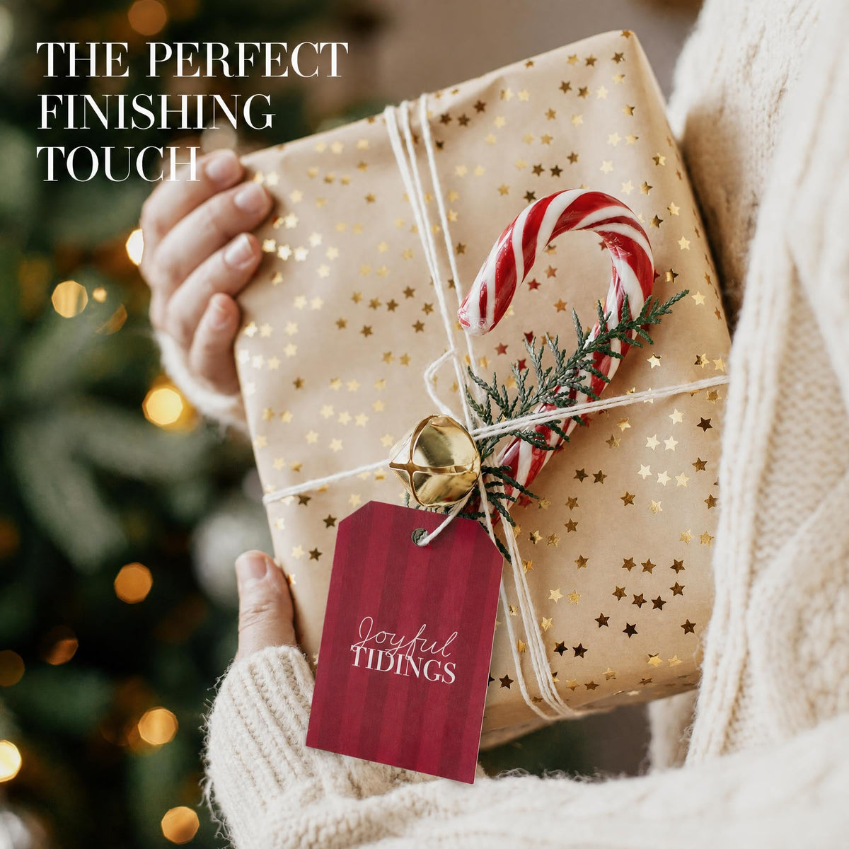 Beautiful Christmas Gift Tags - 48 Festive Quality Labels with Rope