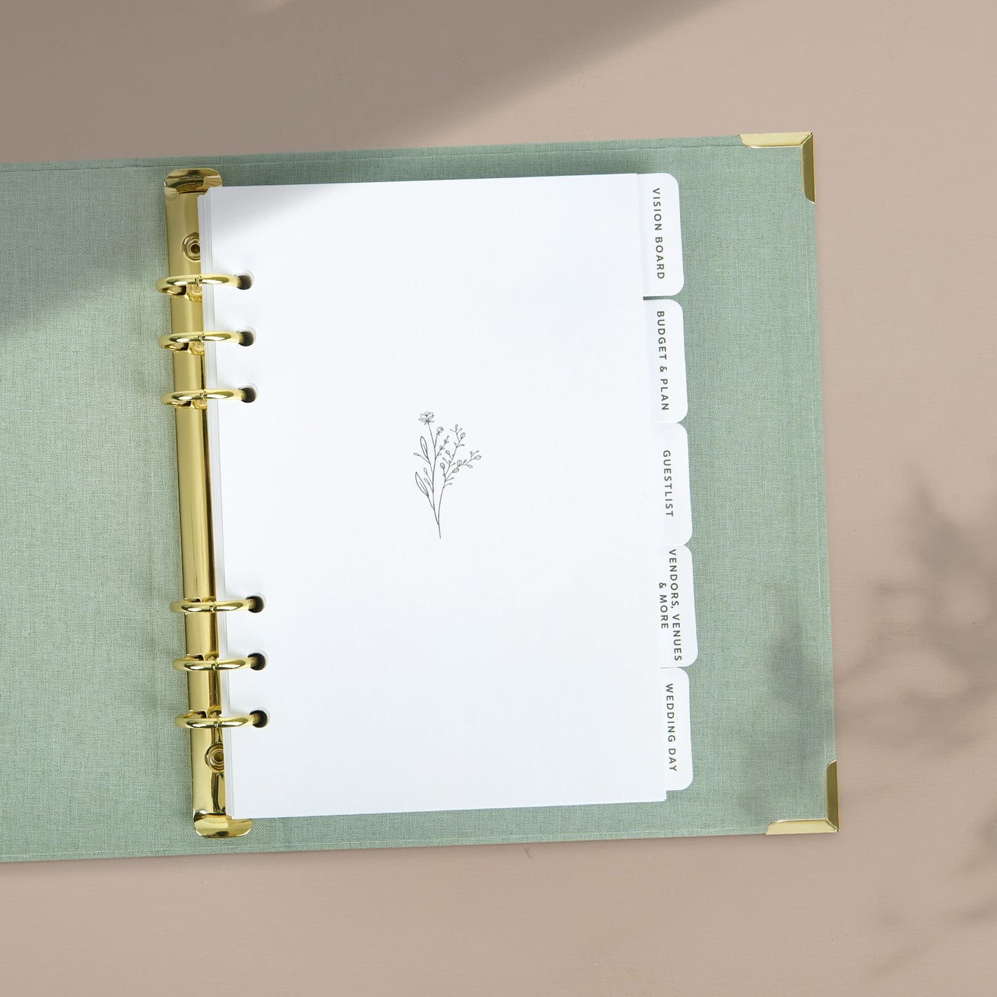 Beautiful Wedding Planner Book And Organizer - A Unique Linen Binder For the Bride Perfect To Plan Your Big Day - An Exceptional Engagement Gift For Newly Engaged Couples, Future Brides, And Grooms