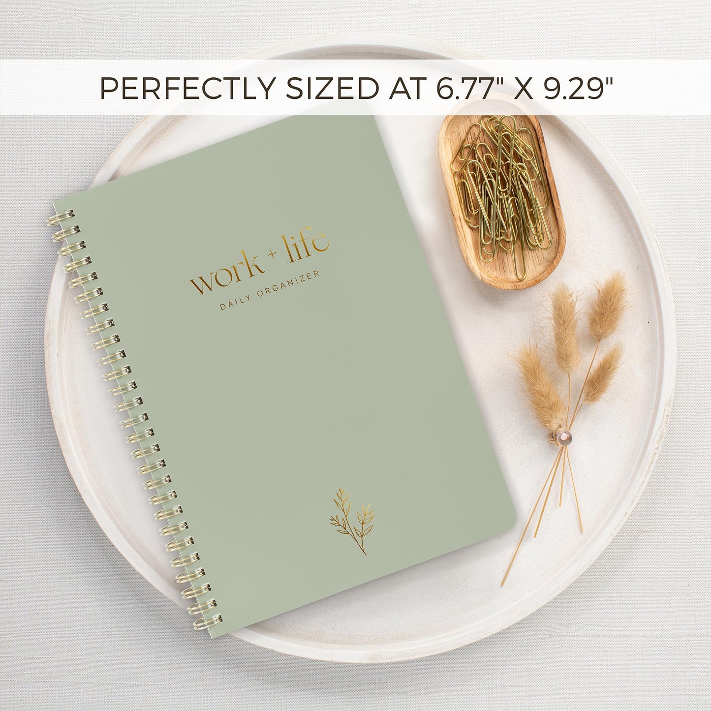 Beautiful Daily Planner and To Do List Notebook For Work And Life - The Perfect Undated Planner to Easily Organize Business Tasks and Appointments - Stylish Office Organizer and School Supplies for Women