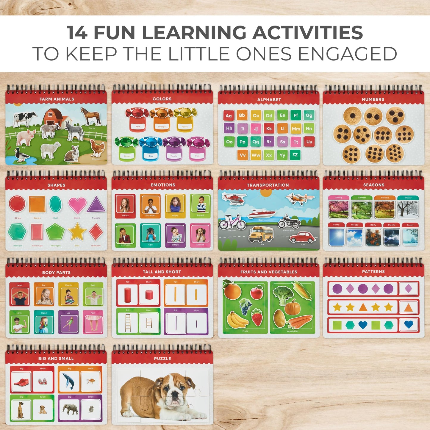 Montessori Busy Book for Toddlers Ages 3 and Up - The Perfect Preschool Learning Activity Book for Fun Education at Home Or While Traveling - Perfect Speech Therapy & Autism Sensory Toy for Kids
