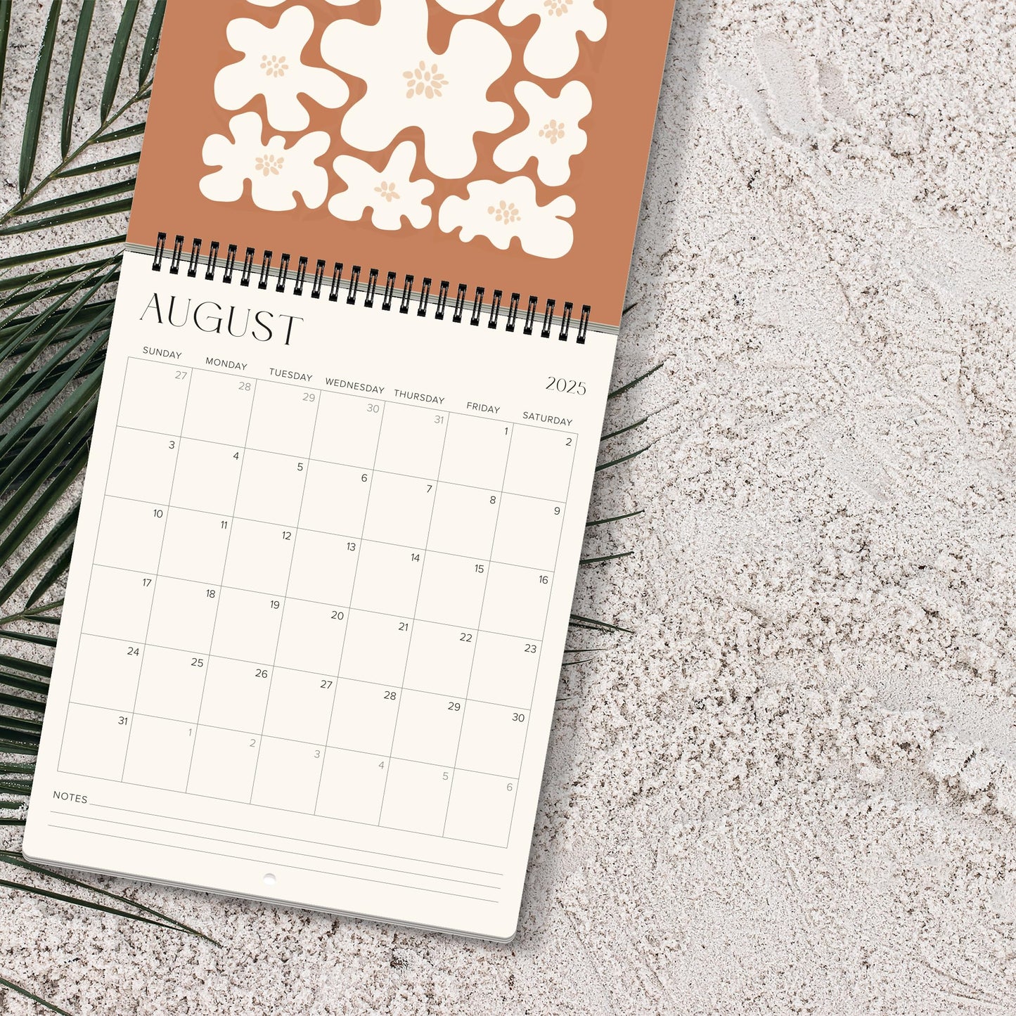 Aesthetic 2025 Wall Calendar - Runs Until December 2025 - The Perfect Matisse Style Calendar Planner for Easy Organizing