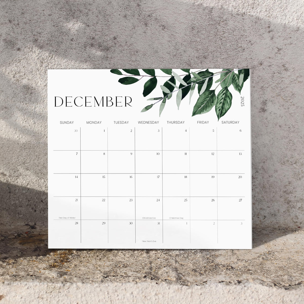 Beautiful 2025 Magnetic Fridge Calendar - Runs Until December 2025 - The Perfect Monthly Refrigerator Calendar for Easy Organizing