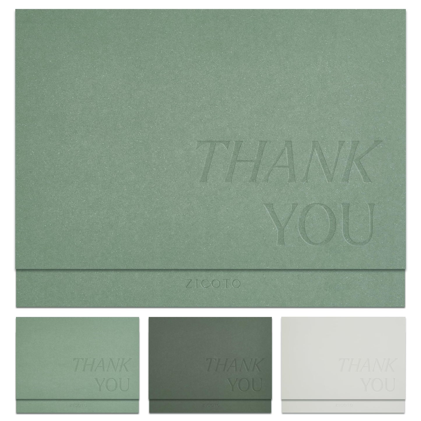 Beautiful Thank You Cards Set of 30 With Envelopes and Stickers - Elegant Blank Cards For Personalized Notes - Perfect Bulk Stationary Set For All Occasions incl. Weddings, Business & Baby Showers