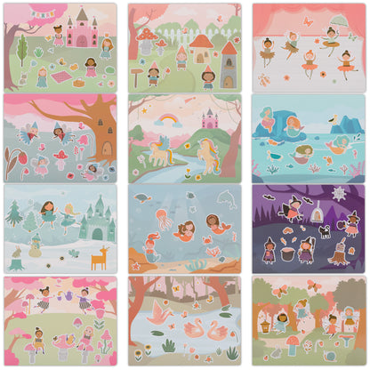 ZICOTO Fun Sticker Book For Toddlers 2-4 Years - Perfect Kids Activity Book With Beautiful Stickers & 12 Reusable Themes