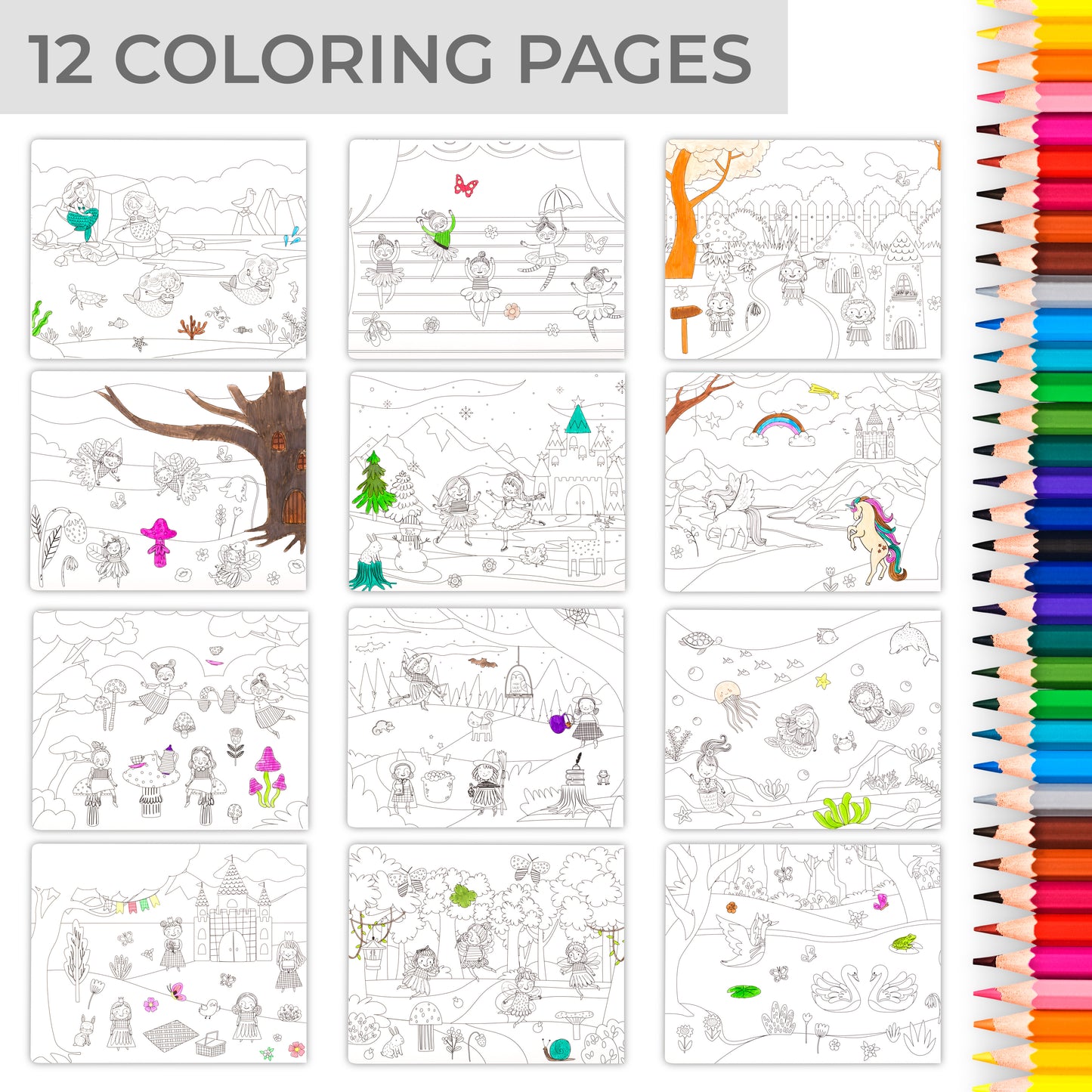 ZICOTO Fun Sticker Book For Toddlers 2-4 Years - Perfect Kids Activity Book With Beautiful Stickers & 12 Reusable Themes