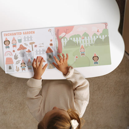 ZICOTO Fun Sticker Book For Toddlers 2-4 Years - Perfect Kids Activity Book With Beautiful Stickers & 12 Reusable Themes