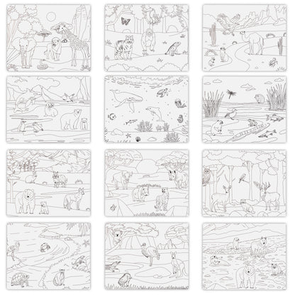 ZICOTO Fun Sticker Book For Toddlers 2-4 Years - Perfect Kids Activity Book With Beautiful Stickers & 12 Reusable Themes