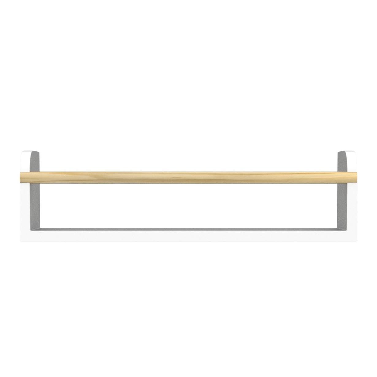 Decorative Nursery Bookshelves for Kids - Set of 3 Easy to Install Floating Shelves for Wall Mount - Beautiful Hanging Organizer Furniture for Your Baby Boy or Girl's Bedroom and Play Room Decor