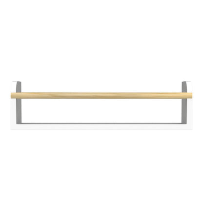 Decorative Nursery Bookshelves for Kids - Set of 3 Easy to Install Floating Shelves for Wall Mount - Beautiful Hanging Organizer Furniture for Your Baby Boy or Girl's Bedroom and Play Room Decor