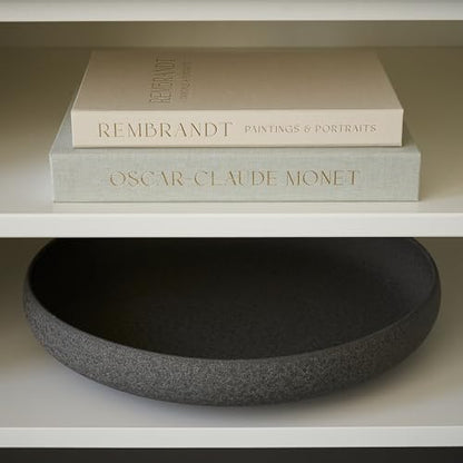Beautiful Decorative Books - Set of 2 Linen Boxes Enhance Your Coffee Table, Bookshelf or Mantel Decor - Stylish Fake/Faux Books for Modern Home Decoration, Photo Storage and as a Keepsake Box