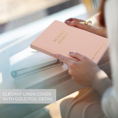 Aesthetic Reading Journal - Modern Book Log For Readers - Perfect Accessories Gift For Book Lovers