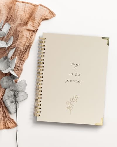 ZICOTO Beautiful To Do List Notebook - The Perfect Daily Planner to Easily Organize Your Tasks And Boost Productivity - Stylish Undated Planner And Office Supplies For Women