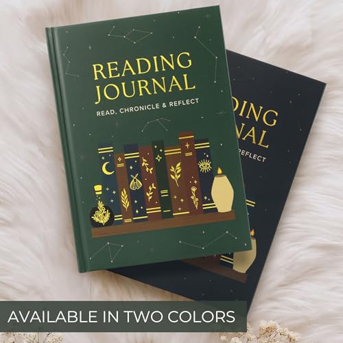 ZICOTO Beautiful Reading Journal for Book Lovers - Sturdy Hard Cover Journal Makes a Great Gift for Readers - The Perfect Tracker with Reading Log & Review Pages For Keeping Notes on Your Favorite Books
