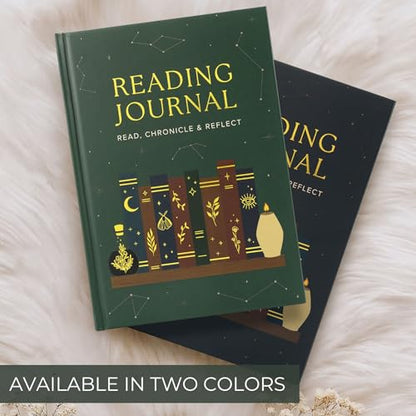 ZICOTO Beautiful Reading Journal for Book Lovers - Sturdy Hard Cover Journal Makes a Great Gift for Readers - The Perfect Tracker with Reading Log & Review Pages For Keeping Notes on Your Favorite Books