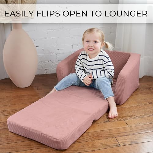 ZICOTO Sturdy Toddler Chair and Couch - The Perfect Kids Sofa for Girls and Boys - Ideal Fold Out Sofa Chairs to Give Your Kids a Safe and Fun Place to Sit