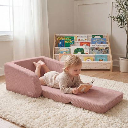 ZICOTO Sturdy Toddler Chair and Couch - The Perfect Kids Sofa for Girls and Boys - Ideal Fold Out Sofa Chairs to Give Your Kids a Safe and Fun Place to Sit