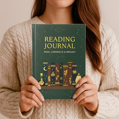 ZICOTO Beautiful Reading Journal for Book Lovers - Sturdy Hard Cover Journal Makes a Great Gift for Readers - The Perfect Tracker with Reading Log & Review Pages For Keeping Notes on Your Favorite Books