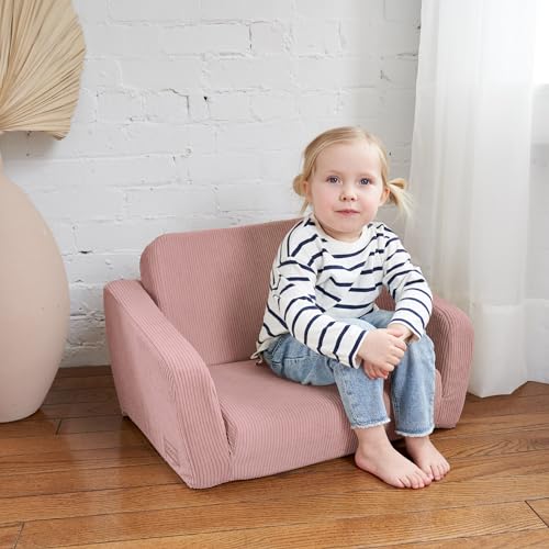 ZICOTO Sturdy Toddler Chair and Couch - The Perfect Kids Sofa for Girls and Boys - Ideal Fold Out Sofa Chairs to Give Your Kids a Safe and Fun Place to Sit